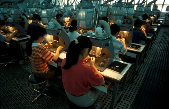 a stone finishing company in the city of Shenzhen north of Hongkong in the province of Guangdong in china in east asia.