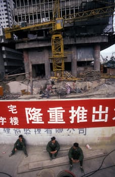 the city of Shenzhen north of Hong Kong in the province of Guangdong in china in east asia.