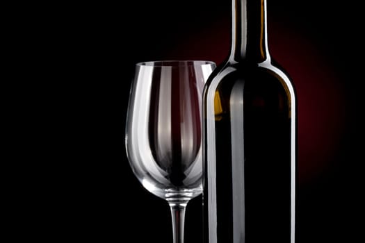 spanish famous red wine bottle from La Rioja