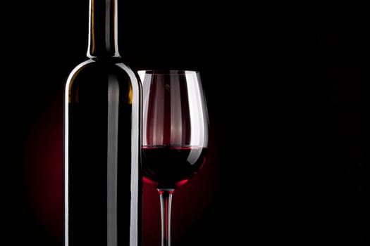 spanish famous red wine bottle from La Rioja