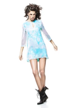image of fashion woman wearing cool designer clothing