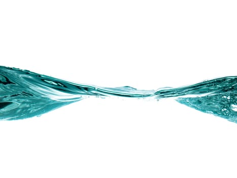 conceptual splashing water or beverage, ocean or a river