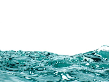 conceptual splashing water or beverage, ocean or a river