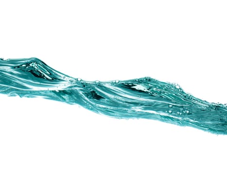 conceptual splashing water or beverage, ocean or a river
