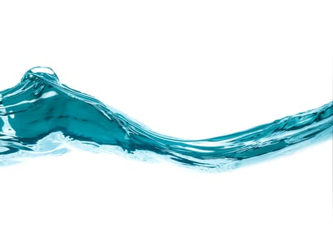 conceptual splashing water or beverage, ocean or a river