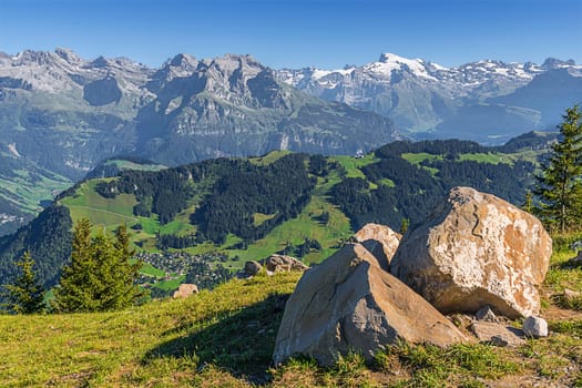 Mountains and stones
