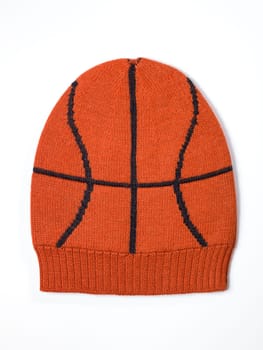 modern hat made of wool in a clear background