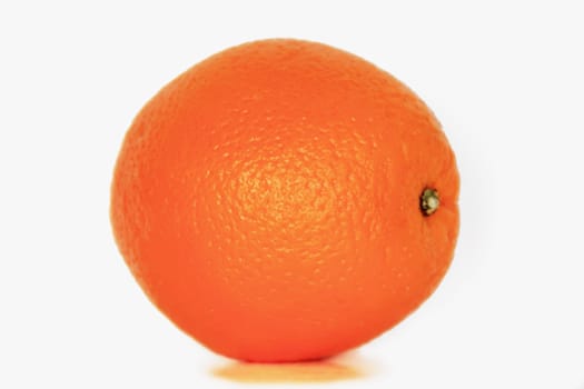 Image of one isolate appetizing ripe orange