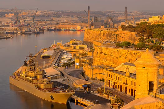 Valetta Cruise Port at dawn