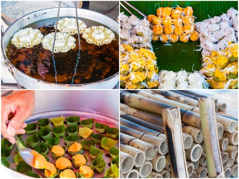 Photo collage of Authentic Thai Food