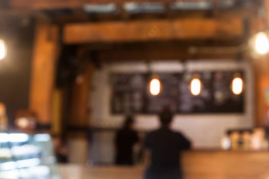 Coffee Shop Blurred abstract background, stock photo