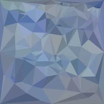 Low polygon style illustration of a light steel blue abstract geometric background.