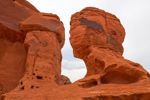 Valley of Fire State Park is the oldest state park in Nevada, USA and was designated as a National Natural Landmark in 1968.