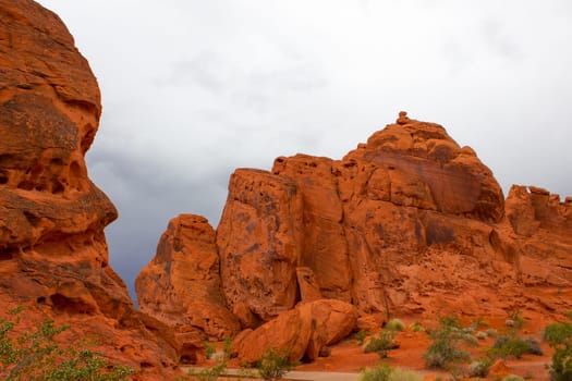 Valley of Fire State Park is the oldest state park in Nevada, USA and was designated as a National Natural Landmark in 1968.