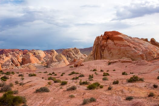 Valley of Fire State Park is the oldest state park in Nevada, USA and was designated as a National Natural Landmark in 1968.