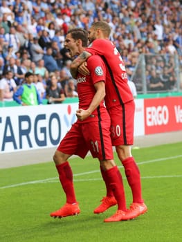 DFB-Pokal 2016/17 - 1.FC Magdeburg against Eintracht Frankfurt on 21.08.2016 in the MDCC-Arena Magdeburg