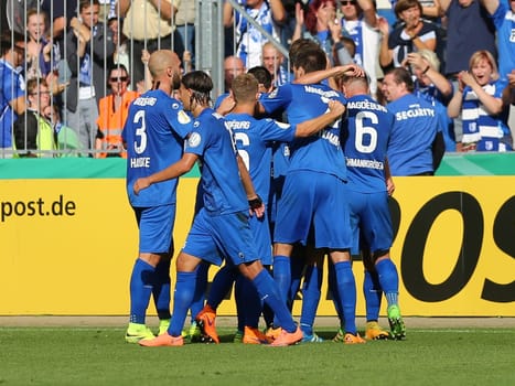 DFB-Pokal 2016/17 - 1.FC Magdeburg against Eintracht Frankfurt on 21.08.2016 in the MDCC-Arena Magdeburg