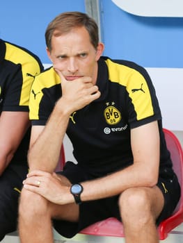 Test match Hallescher FC against Borussia Dortmund on 23.08.2016 in the Erdgas Sportpark Halle/Saale