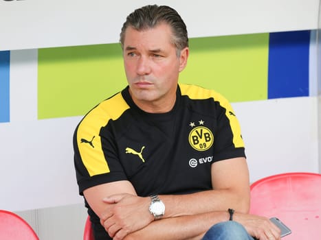 Test match Hallescher FC against Borussia Dortmund on 23.08.2016 in the Erdgas Sportpark Halle/Saale
