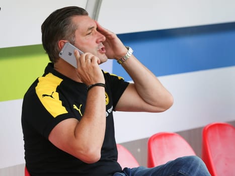 Test match Hallescher FC against Borussia Dortmund on 23.08.2016 in the Erdgas Sportpark Halle/Saale