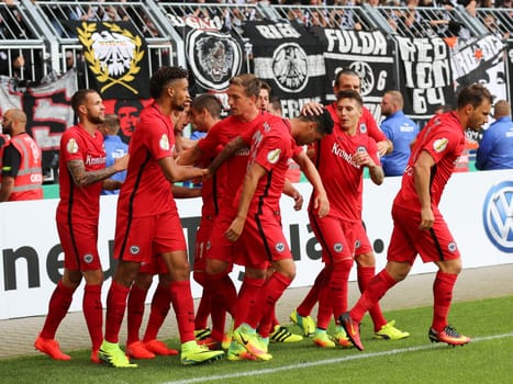 DFB-Pokal 2016/17 - 1.FC Magdeburg against Eintracht Frankfurt on 21.08.2016 in the MDCC-Arena Magdeburg