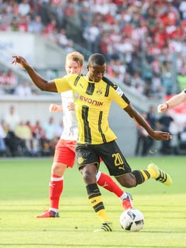 Test match Hallescher FC against Borussia Dortmund on 23.08.2016 in the Erdgas Sportpark Halle/Saale