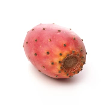 Prickly pear on a white background, healthy food image