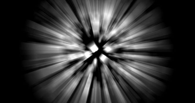 (8K)The 3D rendering of white cubes isolated with black background