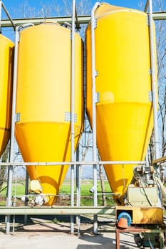 agricultural silos for the storage of feed