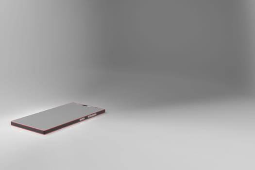 The 3d rendering of smart phone texture