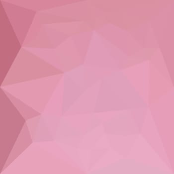Low polygon style illustration of a rosy brown abstract geometric background.