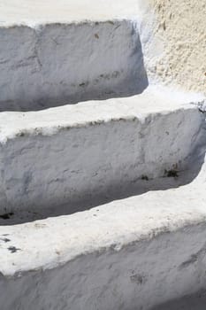 Stairs of a street in Naxos, Greece