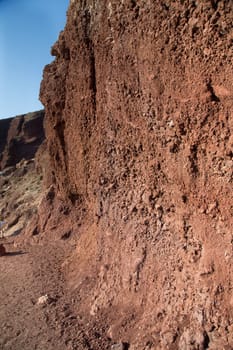 Red Beach in Akrotiri, Santorini island, Greece