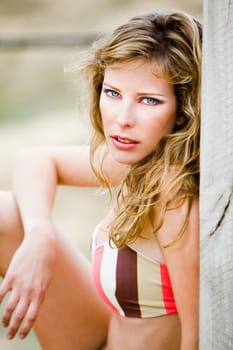 image of fashion woman wearing cool designer clothing