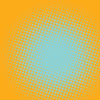 Yellow background with light spot pop art comic style, retro vector illustration