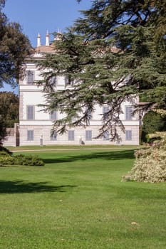 Neoclassical villa (arch. G. Albertolli, 1808)..Style garden with exotic plants pure romantic of particular interest.