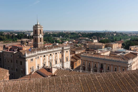 Panoramic view of Rome
