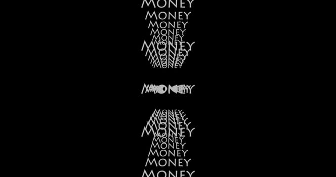 The Simple texture related to Money isolated with back background