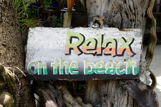 A Beach on the Island of Ko PhiPhi on Ko Phi Phi Island outside of the City of Krabi on the Andaman Sea in the south of Thailand.