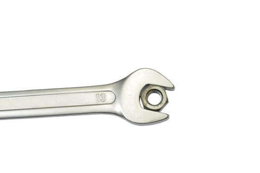 Mouth wrench with screw
