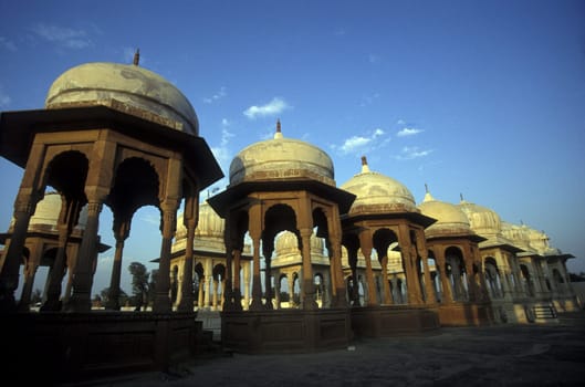 the Devi Kund neari Bikaner in the Tar Desert near Jaisalmer in the province Rajasthan in India.
