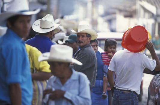 the old town of the city Copan in Honduras in Central America