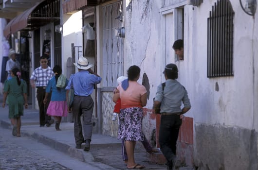 the old town of the city Copan in Honduras in Central America