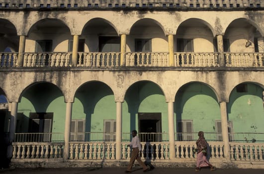 the mosque in the city of Moroni in the Island of  Comoros in the Indian Ocean in Africa