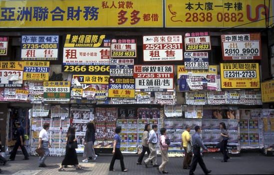 promotions of land and homes in the City Centre of Hong Kong in the south of China in Asia.