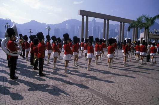 a Brithish Music at the Chinese newyear in Hong Kong in the south of China in Asia.