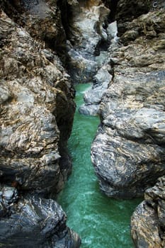Liechensteinklamm (Liechtenstein Gorge) in Austria, St. Johann im Pongau