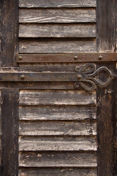 Part of an old a wooden door background