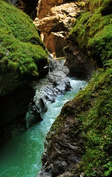 Liechensteinklamm (Liechtenstein Gorge) in Austria, St. Johann im Pongau