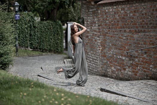 Woman in a jumpsuit